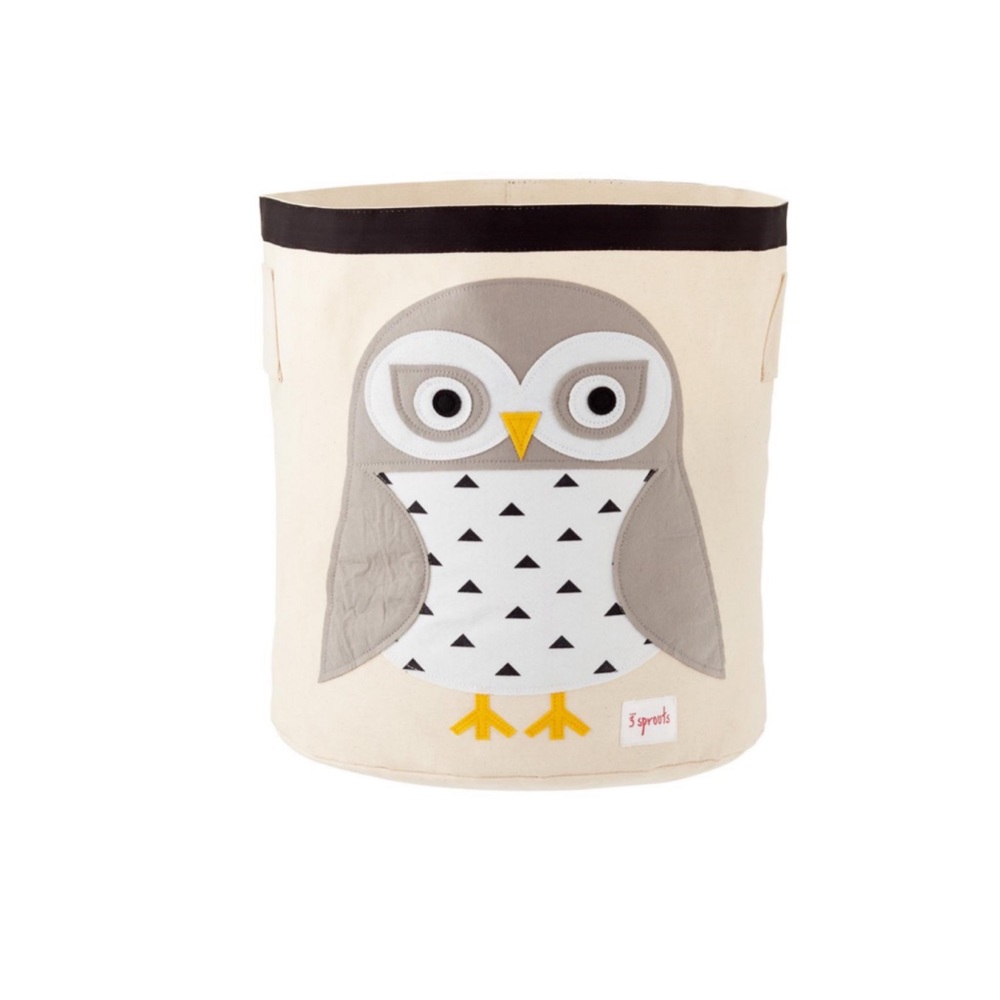 {LAST ONE} Owl Toy Storage Basket - Picture 2 of 4